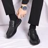 Genuine Leather Men's Shoes Black Classic Business Style Outdoor Formal Party Daily Office Adult Quality Comfortable Shoes Hot