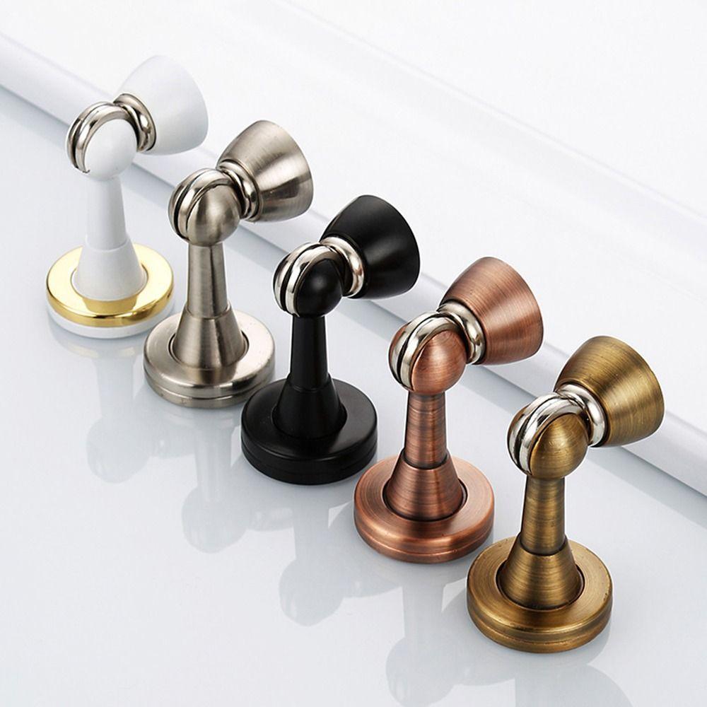 

Multicolour Door Stopper Portable Wall Suction Thickened Zinc Zinc Zinc Alloy Door Suction Bathroom style 1