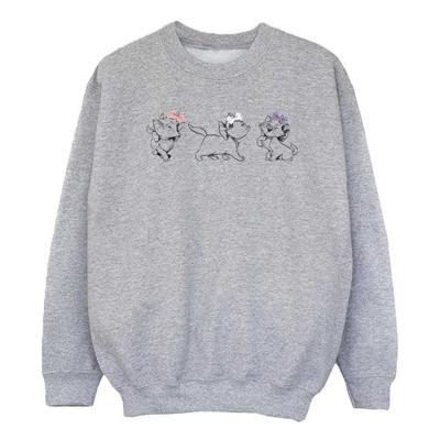 Girls Marie Bow Sweatshirt