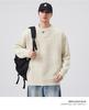 Plus Size Retro Henley Sweater: Men's Autumn/Winter Warm Loose Knitwear