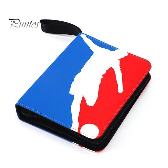 

Альбом для футбольных карточек, 50 страниц, 400 карманов, папка для карточек со съемными рукавами, водонепроницаемая папка для хранения игровых карт с застежкой-молнией 5