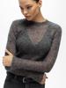 Women's Short Hollow Shoulder Pad Knitted Sweater Women's Round Neck Thin Pullover Sweater White Black Grey Sweater Pullover 2025 New Collection