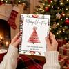 Christmas Gift Card Holder Book - Hardcover Spiral-Bound Keepsake with Christmas cup Cover for Holiday Surprises DIY Detachable Pages
