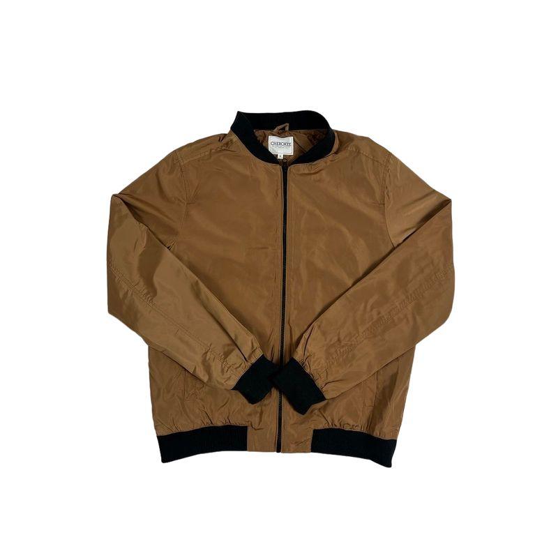 European and American Single Men s Spring and Autumn Thin Jacket American Casual Couple Baseball Jacket Jacket Retro Loose Flight Outerwear Earthy Brown S