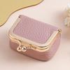 Scatola Accessori Mini Collana  Orecchini da Donna  Anello d'Oro  Borsa per Gioielli in Oro  Cuffie  Monete  Portamonete