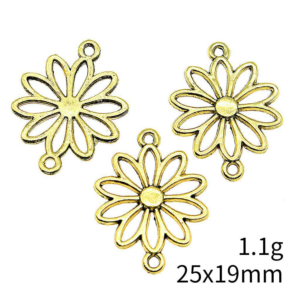 Gifts For Women Jewelry Materials Hollow Flower Connector Accessories Parts Cheapest Items Accessories And Components