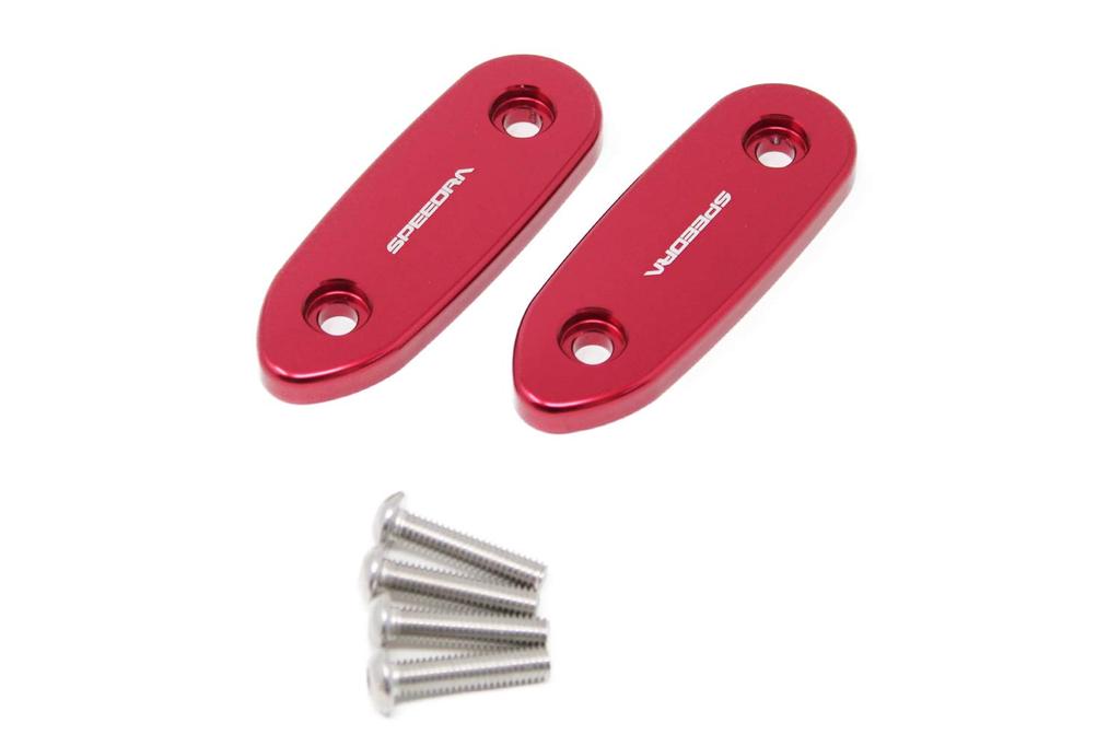 SSK Mirror Hole Cover Color: Red YAMAHA YZF-R25/YZF-R3 2019