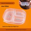 Disposable Multi-Compartment Lunch Box, Bento-Style Food-Grade Tray