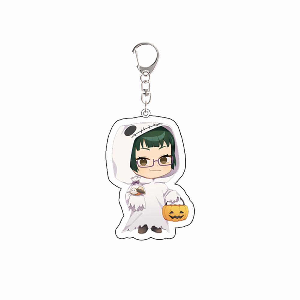 For Jujutsu Kaisen Itadori Yuji Fushiguro Megumi Kugisaki Nobara Gojo Satoru Nanami Kento Acrylic Lovely Keychain Backpack Pendant