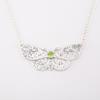 Rare Peridot Gemstone 925 Sterling Silver Jewelry Pendant 0.7" For Wedding Gift CP-35-6