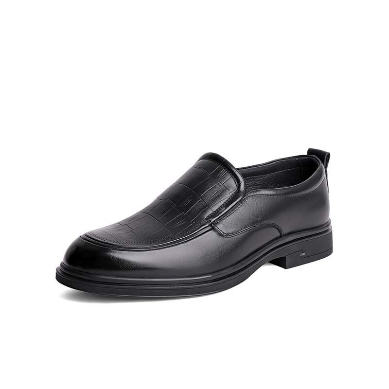 SENDA Men s Embossed Leather Business Dress Shoes 41