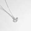 White Jade Marrow Carrot Rabbit Necklace Neckchain Women's Light Luxury Feel Versatile Fashion