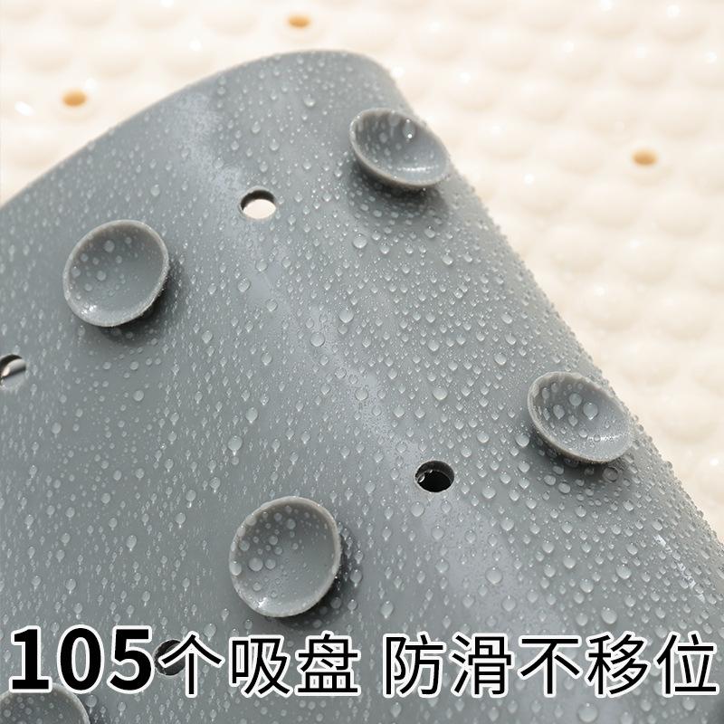 New style PVC toilet bathroom non-slip mat household bathroom grind stone floor mat shower room massage foot mat