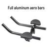 Lightweight Aluminum Alloy Aero Bars for Mountain and Road Bikes - Detachable TT Split-Type Handlebar.