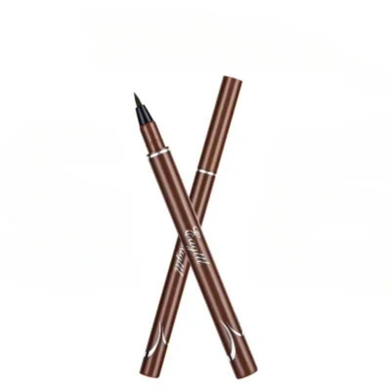 Eye Liner Pencil Small Gold Liquid Eyeliner Pen Quick-drying Eyeliner Waterproof Lasting Eyeliner Black/Brown Eyes Makeup Liquid