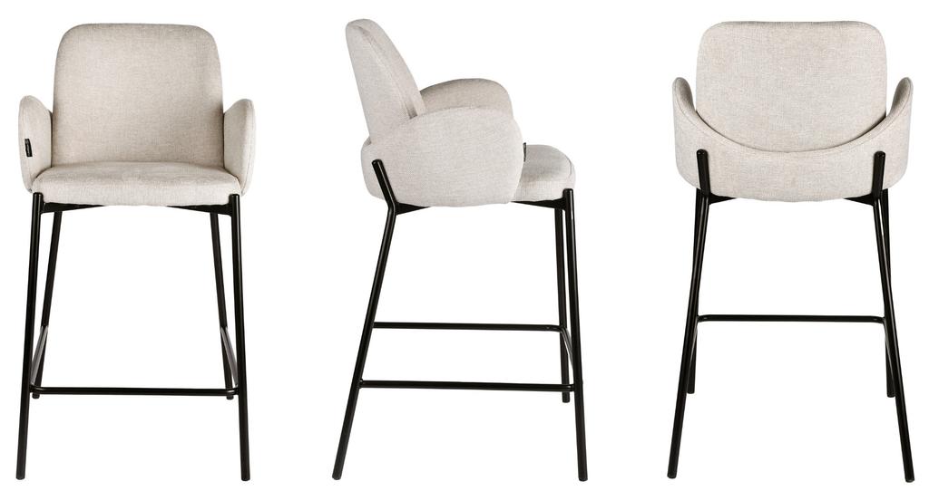 TOGO velvet upholstered swivel chair, brown
