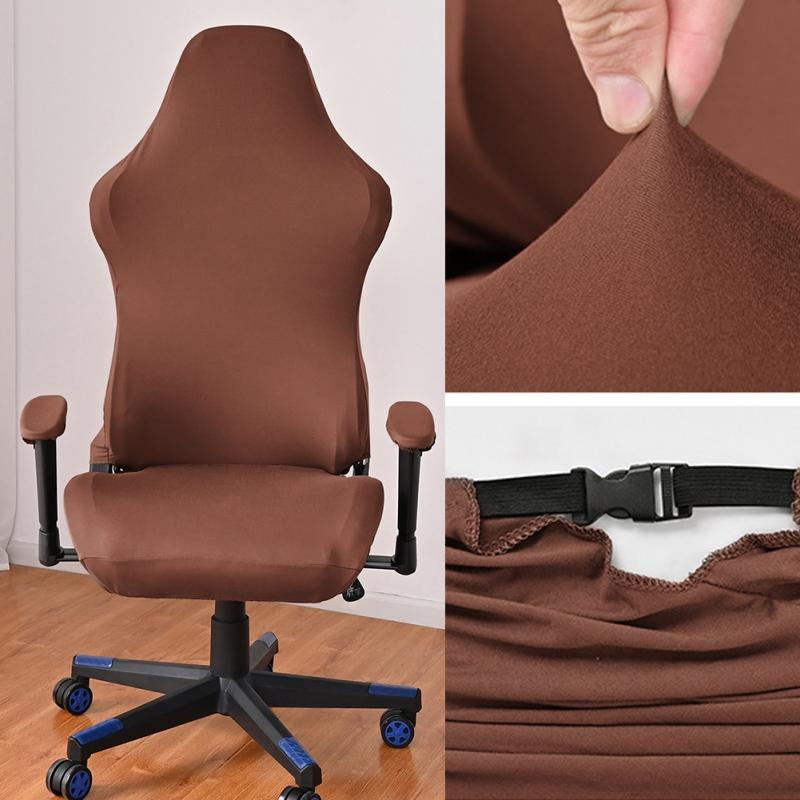 4pcs Gaming Chair Covers With Armrest Spandex Splicover Office Seat Cover For Computer Armchair Protector Cover