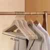 5pcs Natural Camphor Wood Hanger,High-Grade Suit Clothes Hangers with Unpainted Smooth Surface,Durable Storage Organizer Rack