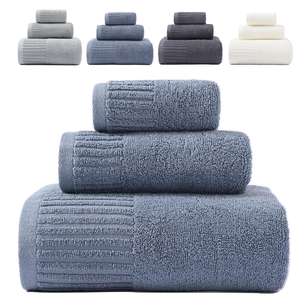 Bath Towels Are Pure Cotton Water-Absorbing Class A Thickened Large Bath Towels Absorb Water Quickly And Do Not Lose Hair. Cotton Couple Bath Towels