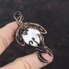 Howlite Copper Pendant Copper Wire Wrapped Jewelry Real Gemstone Pendant Tortoise Pendant Handmade Jewelry Wire Wrapped Pendant Gift For Her