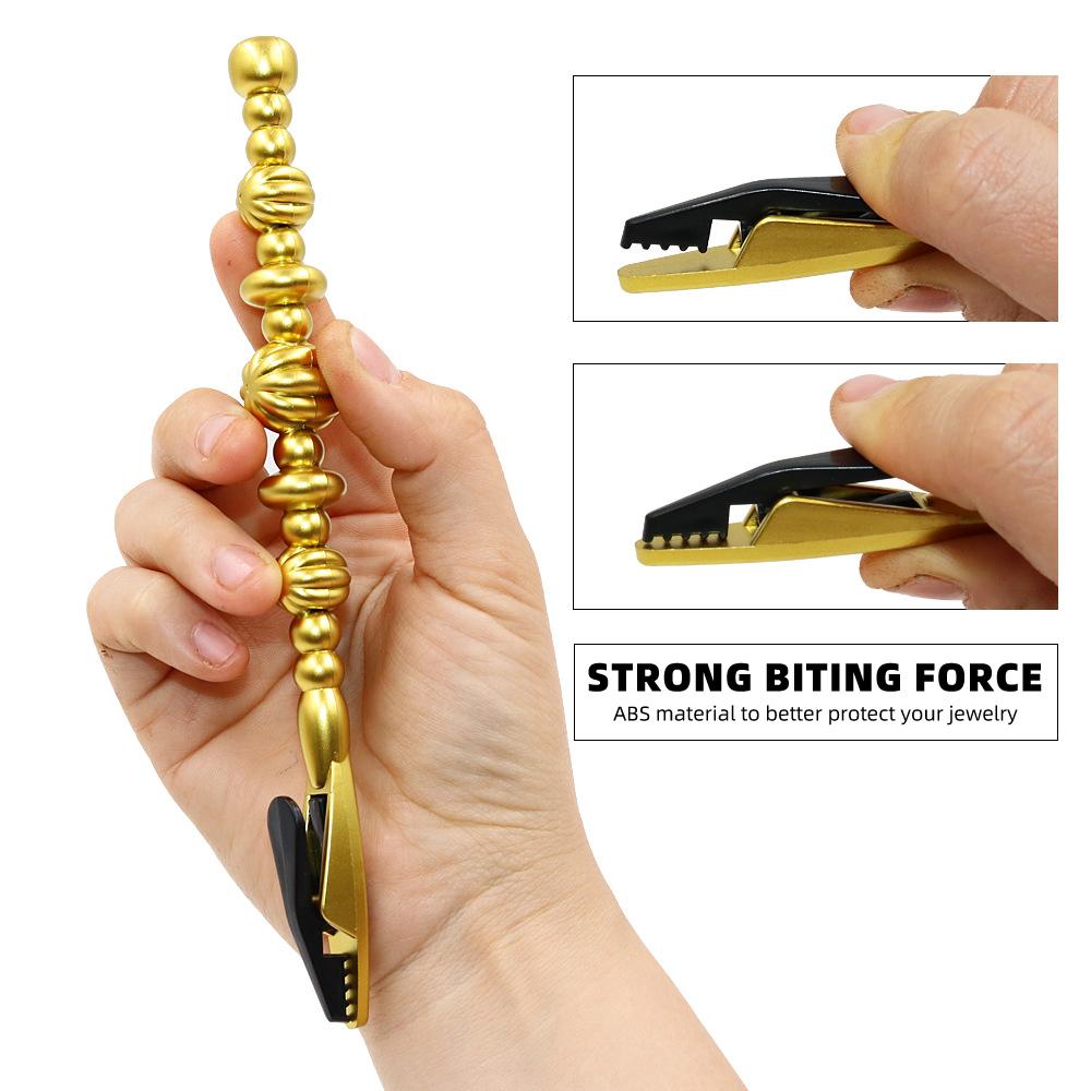 Pulseira fecho auxiliar clipe ferramenta feminina Pulseira assistente colar ferramenta Pulseira clipe ferramenta de joalheria