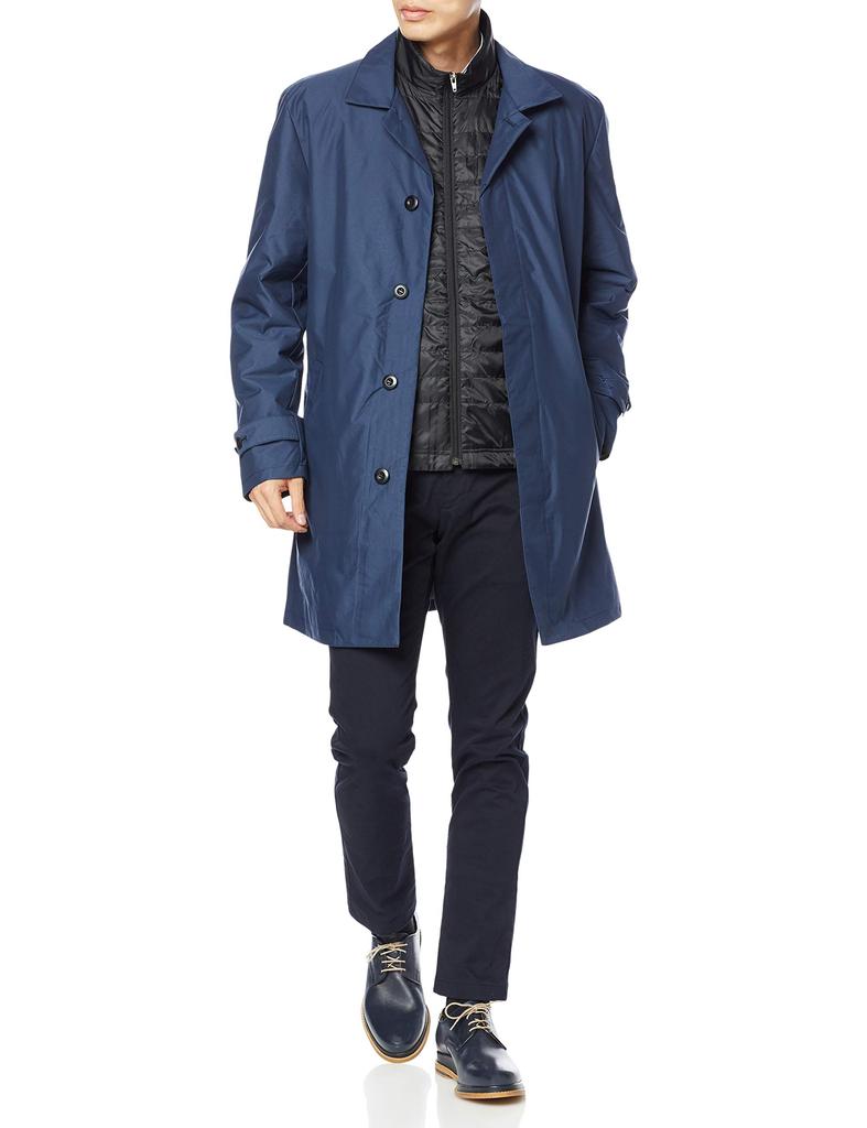 Lifestyle Wear Business Coat with Removable Inner and Padded Breath Thermo and C2JE8523 3-Way Vest, Heat-Generating, Windproof, Water-Repellent,