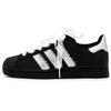 Oryginalne SUPERSTAR Crow Manufacturing, Jasnosrebrne Ballet 2.0 Niskie Buty Skateboardowe Unisex Czarne Srebrne EG4959(Zespół52-)