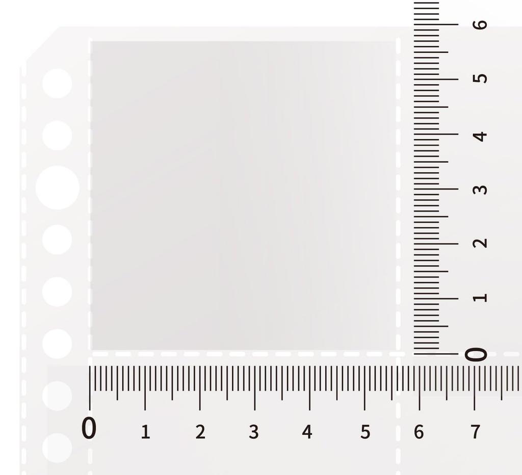 Seiun Shoten Chocolate Perfect Pocket A4 Stickers, Large/Neo Size, Refills, Size, Clear, 10-Pack