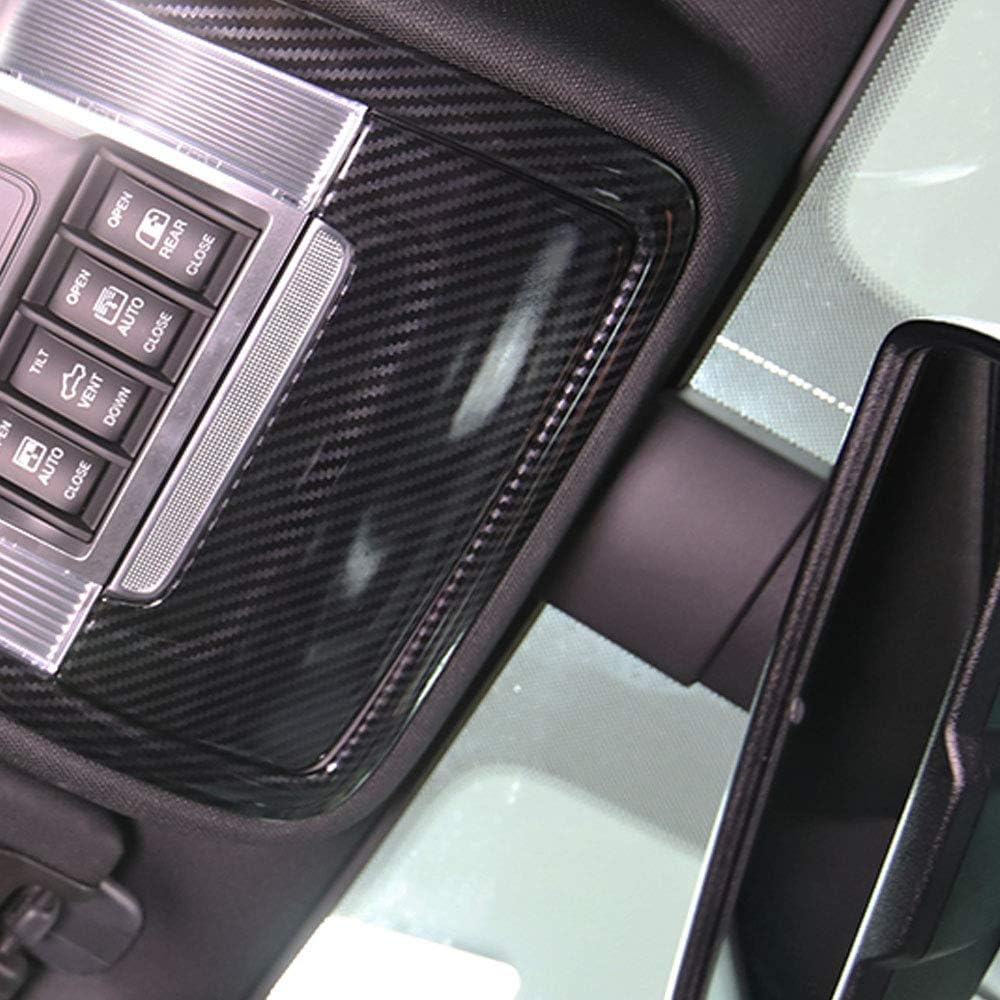

Korlot Carbon Fiber Roof Reading Light Lamp Cover Trim Kit For Dodge Ram 1500 2500 3500 2019+