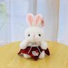 Cute Soft Rabbit Plush Doll  With Soft Short Fur And Pp Cotton Filling For Kids