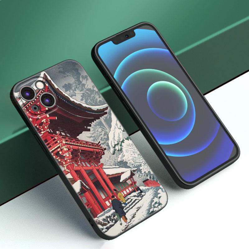 Japanese Style Art Phone Case For iPhone Samsung Galaxy Redmi Xiaomi Oppo OnePlus Note S A 7 8 9 10 11 12 13 14 20 21 22 23 53 54 Pro Max Plus Ultra