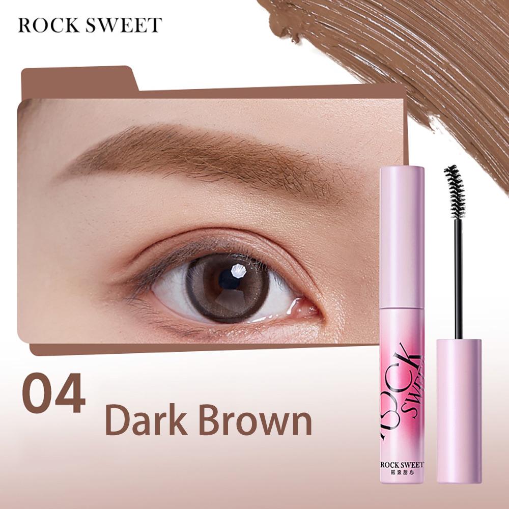 Rock Sweet Velvet Mist Krem do Koloryzacji Brwi Szybkoschnący Wodoodporny Naturalny Nie rozmazuje się Łatwy w Koloryzacji Tint do Brwi Dla Początkujących