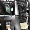 Car 3-Layer Organizer Net Mesh Trunk Goods Storage Seat Back Stowing Tidying mesh in Trunk Bag Pet Barrier Net of Backseat