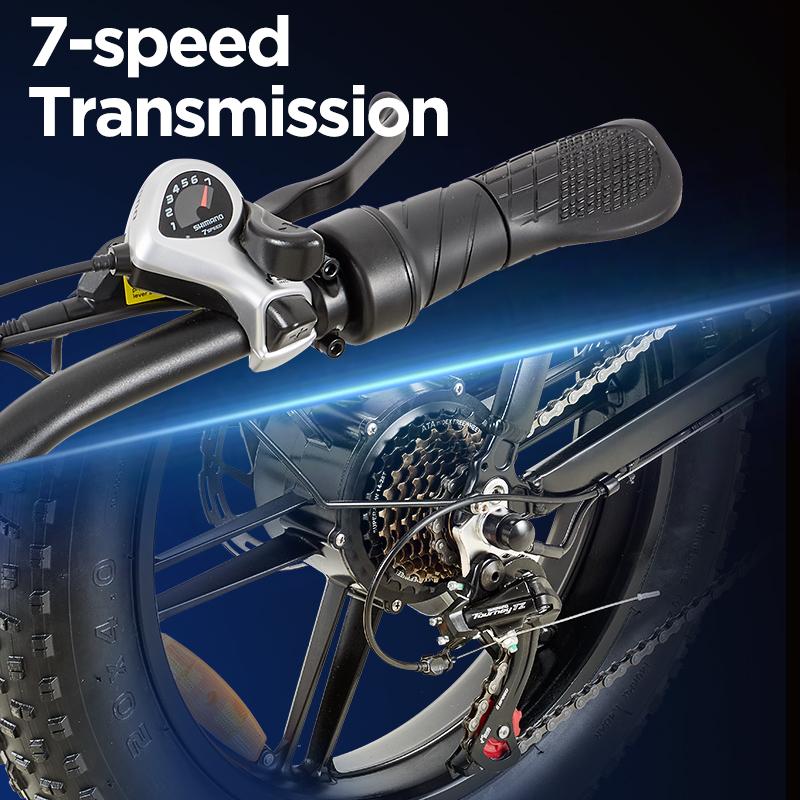 BURCHDA Bicicletta elettrica pieghevole R8S1500W per adulti, batteria al litio 48V20Ah, per pendolari urbani, Ebike 4.0 FatTire, motore potente da 20''