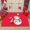Merry Christmas Entrance Door Mat Christmas Tree Santa Claus Print Carpet Home Decor Living Room Rug Bathroom Non-slip Floor Mat