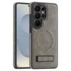 Shockproof Magnetic Leather Phone Case For Samsung Galaxy S23 S24 S25 S26 Plus Ultra FE Edge Invisible Fold Bracket Cover