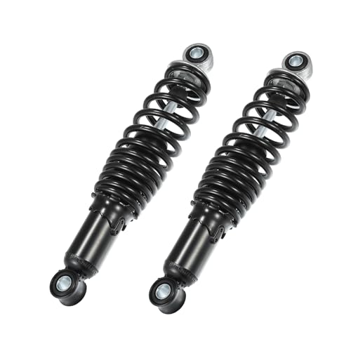 VekAuto Rear Suspension Motorcycle Rear Shock Absorber Springs, Universal Black, 1 Pair, 280mm