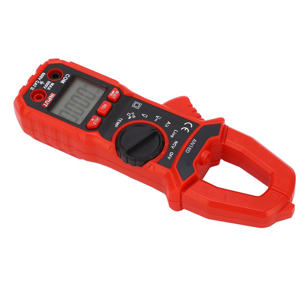 Digital Clamp Multimeter 6000 Count High Accuracy AC DC Current Voltage Capacitor Resistance Diode