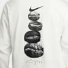 Nike Sportswear Premium Crew Neck Comfortable Pullover Pocket Long Sleeve T-Shirt Men Tops Mountain-White IF0369121