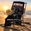 Honda Print Beach Towel Design, Soft, Lightweight. for Home Bathroom, Spa, Pool, Yoga, Surfing, Camping, Gift for Family, Friend