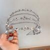Multilayer Diamond Crystal Crown Hairband Headband Wedding Birthday Party Queen Princess Jewelry Hair Accessories Headwear