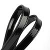 Black Glossy Short Bag Strap With Silver Gold Black Hardware Short Shoulder Strap Handbag Strap PU Leather Bag Accessories