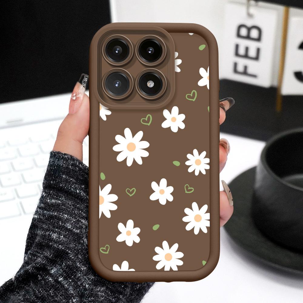 Floating Daisies Phone Case For Xiaomi 15T 14T 13T Pro 17 15 14 13 12 Lite Ultra Pro Max 5G Staircase Soft Cover