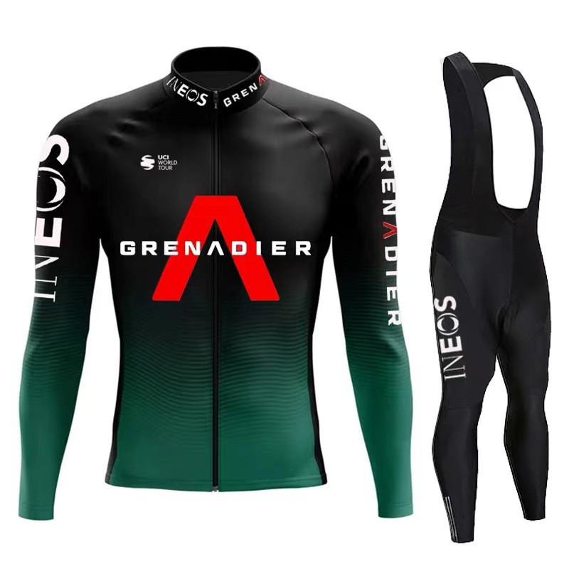 Mens Winter Thermal Cycling Jersey Set