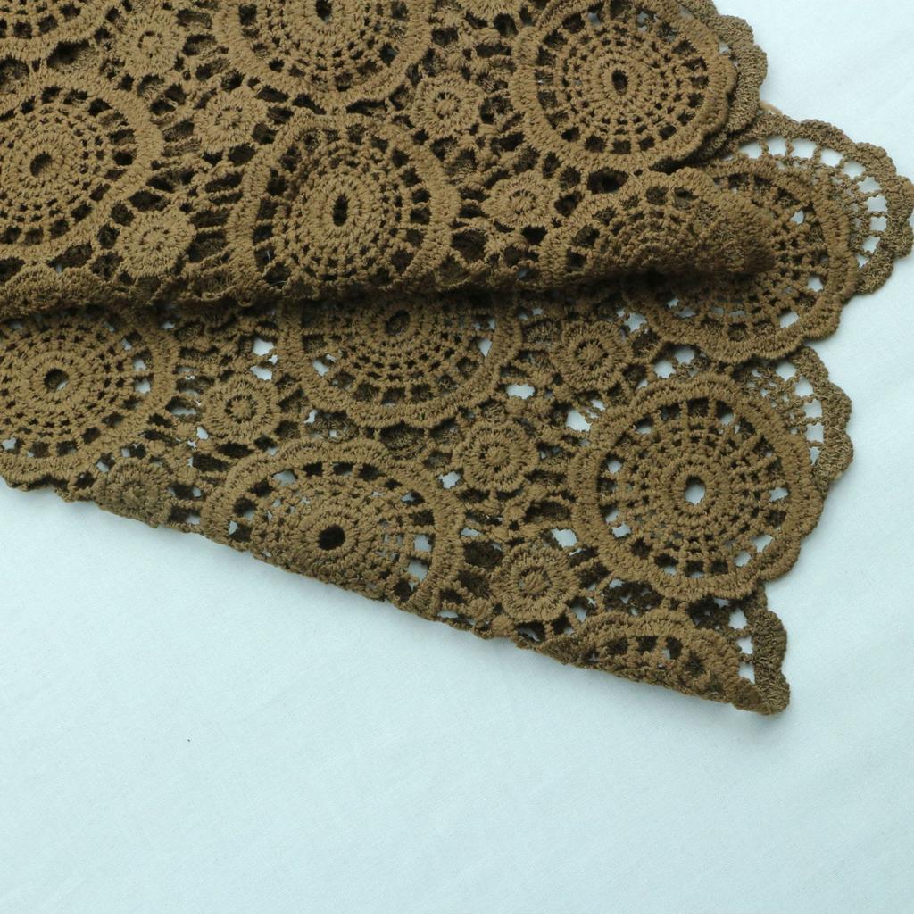 Water-Soluble Milk Silk Lace, Embroidery Hollow Lace Large Barcode, Skirt Cuffs Women'S Curtain Accessories
