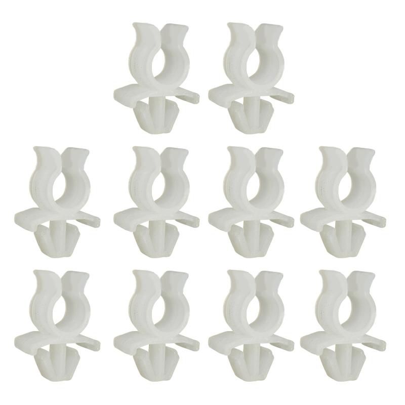 10Pcs Vehicle Retainer Hood Bonnet Support Stay Rod Clip for Qashqai Dualis J10 D40