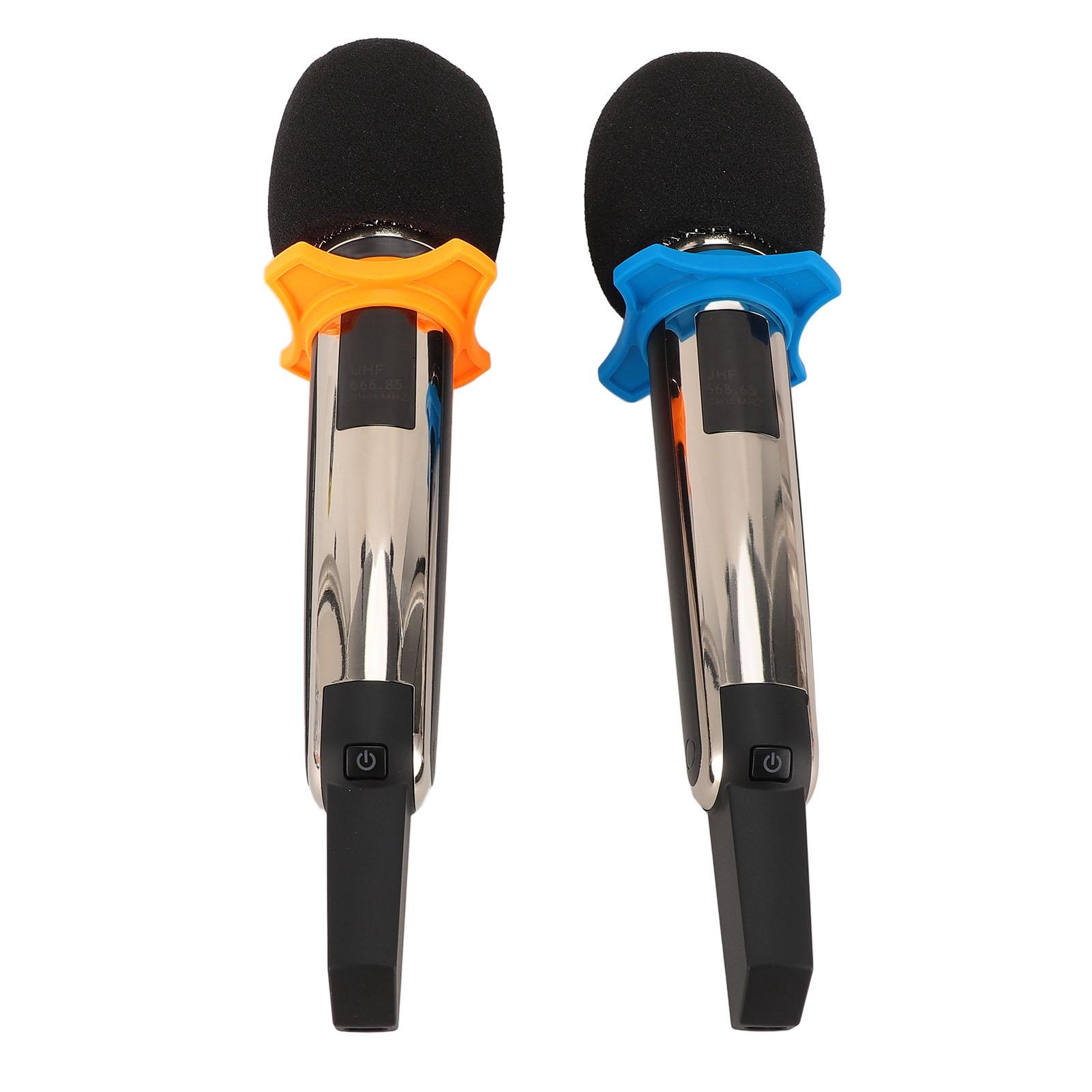 

Беспроводной микрофон с диапазоном 328 футов, беспроводная динамическая микрофонная система UHF для записи сценических выступлений