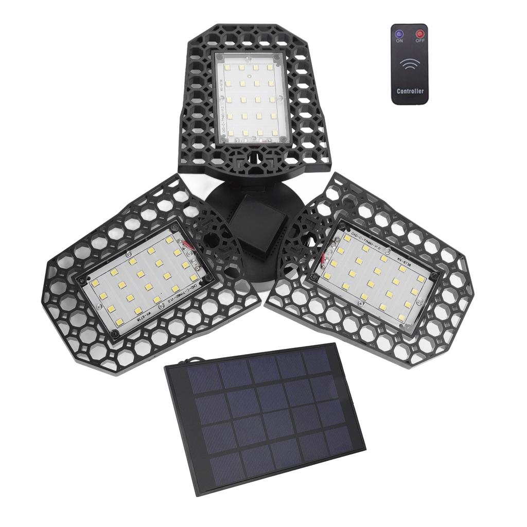 Solarleuchte Außen IP65 Wasserdicht Fernbedienung LED Solarbetriebene Leuchte für Hof Garten