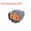 Automotive 8-Pin Connector Set: Male Plug 6195-0051 & Female Plug 6195-0054.