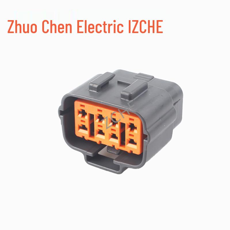 Automotive 8-Pin Connector Set: Male Plug 6195-0051 & Female Plug 6195-0054.